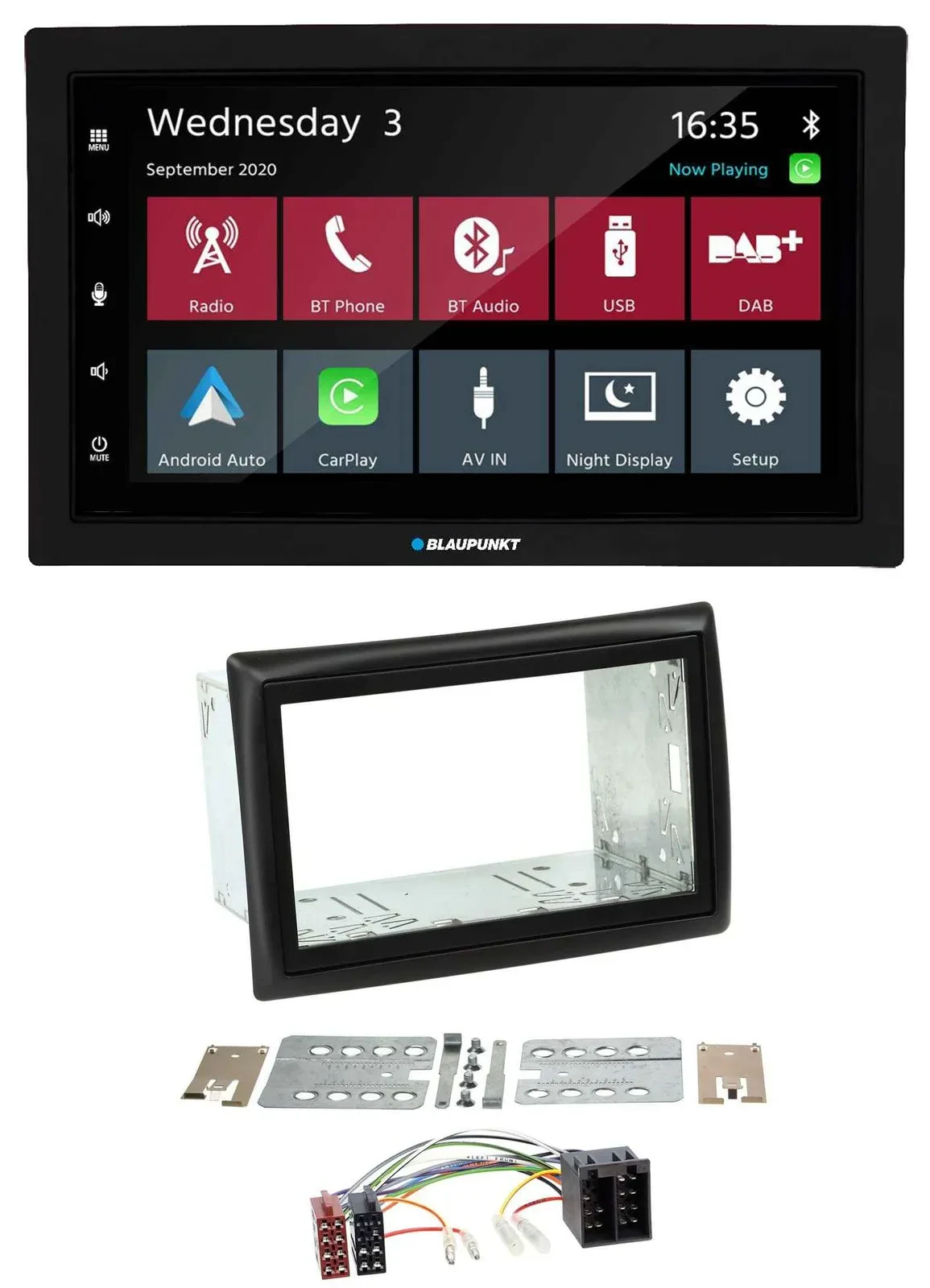 Blaupunkt DAB Bluetooth USB MP3 2DIN Autoradio für Renault Megane 2002-2008