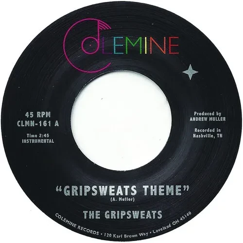 Виниловая пластинка Gripsweats - GRIPSWEATS THEME / INTERMISSION [New 7" Vinyl]