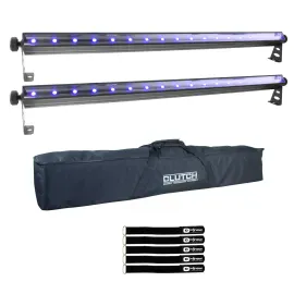 Ультрафиолетовый светильник Chauvet DJ SlimSTRIP UV-18 IRC (набор, 2 шт.) с сумкой