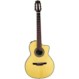 Классическая гитара с подключением Takamine TC135SC Classical 24-Fret Cutaway Acoustic-Electric Guitar Natural