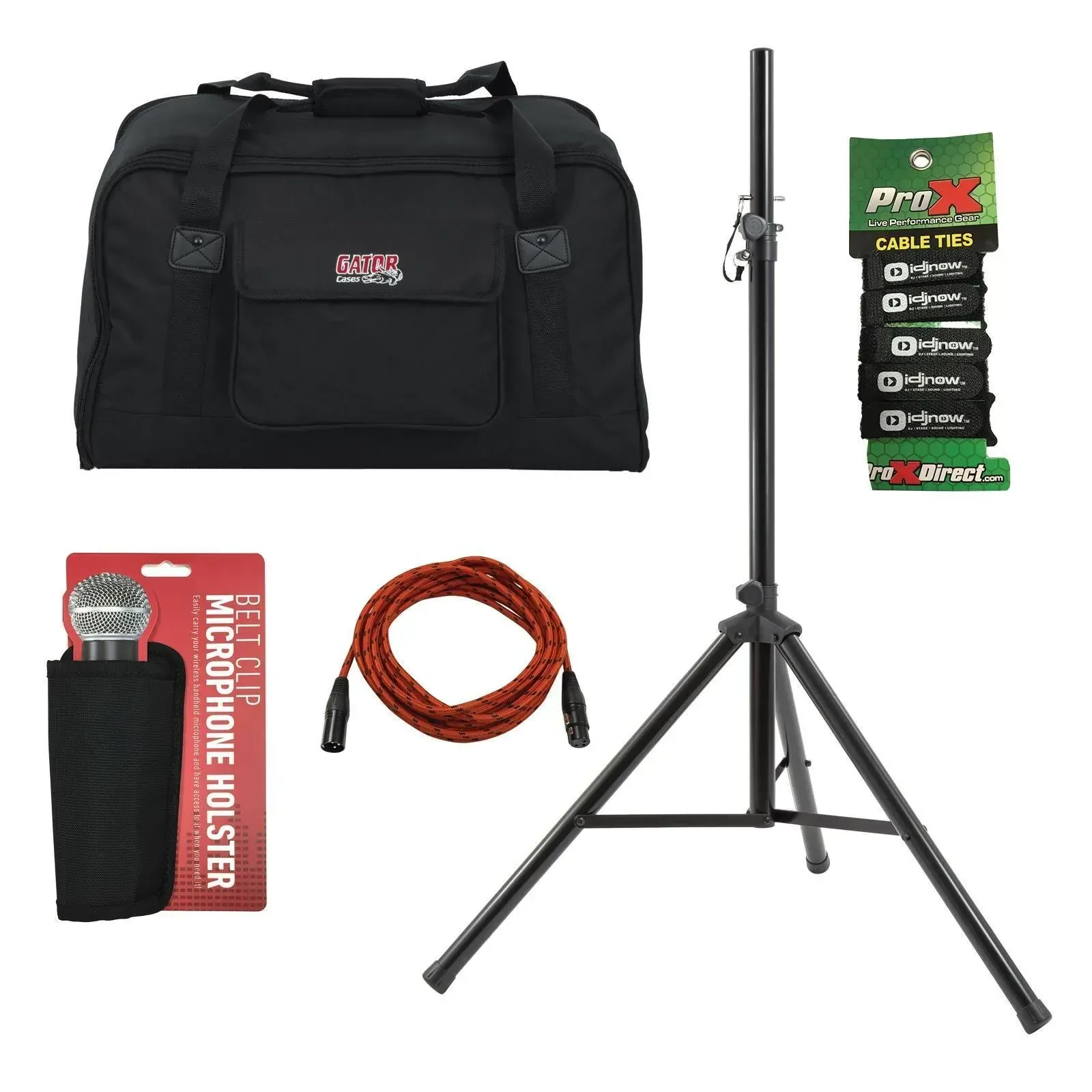 Чехол для акустической системы Gator GPA-TOTE10 10" с набором аксессуаров