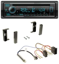 Автомагнитола Kenwood Bluetooth, DAB, USB, CD для Audi TT (1998–2006) ISO