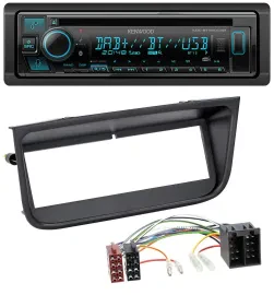 Kenwood Bluetooth DAB CD MP3 USB Autoradio für Peugeot 406