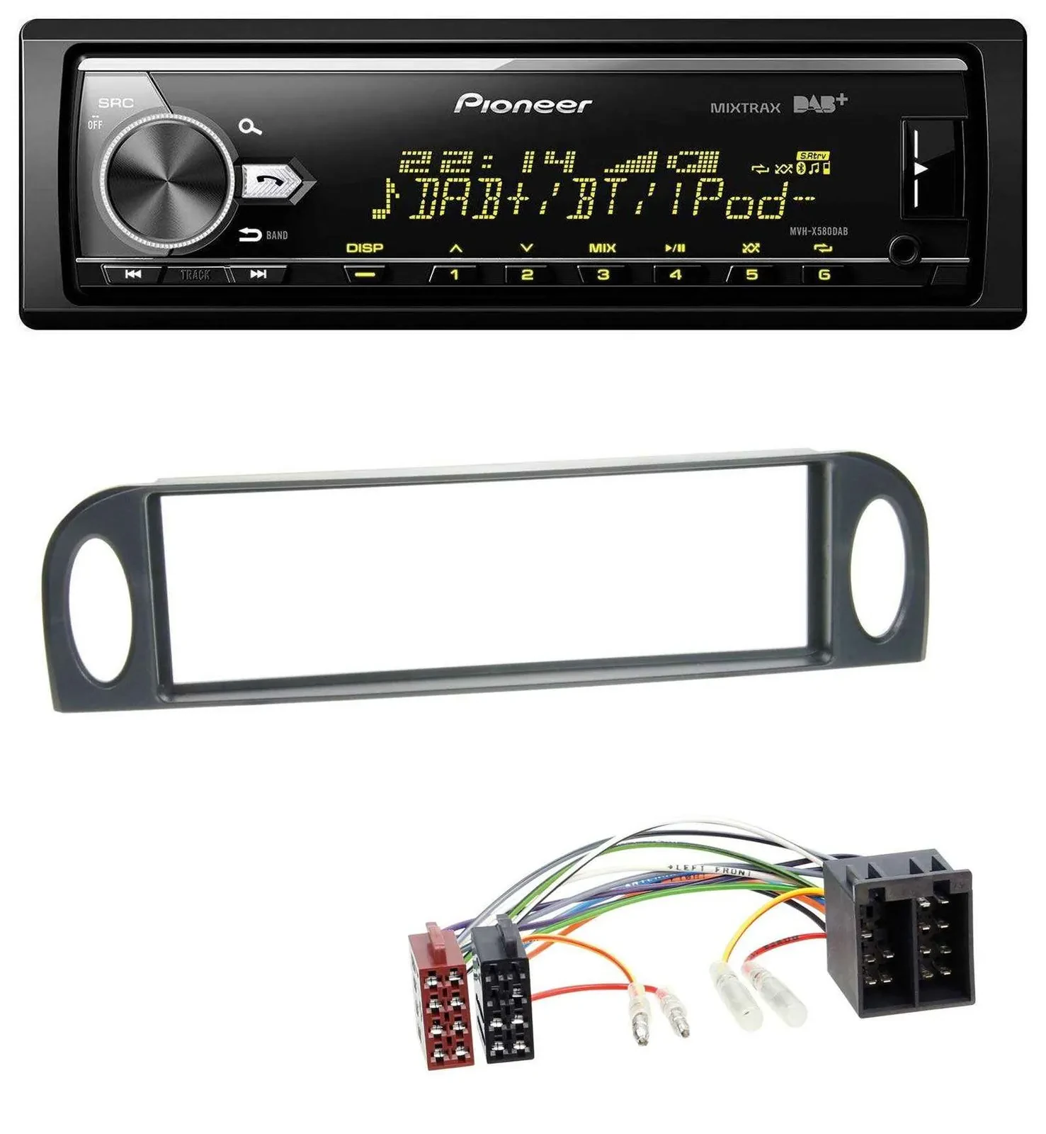 Автомагнитола Pioneer Bluetooth, USB, DAB, MP3 для Citroen C5 (до 2004)