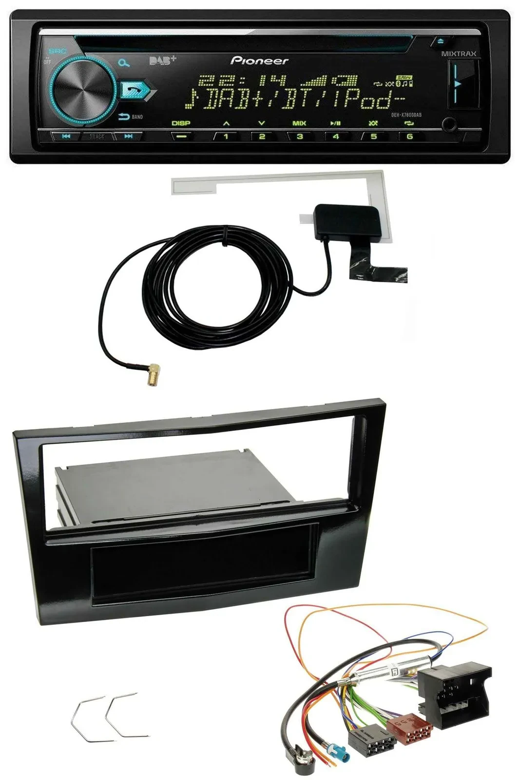 Pioneer MP3 AUX CD USB DAB Autoradio für Opel Astra H Corsa D Zafira B ab 2005 K
