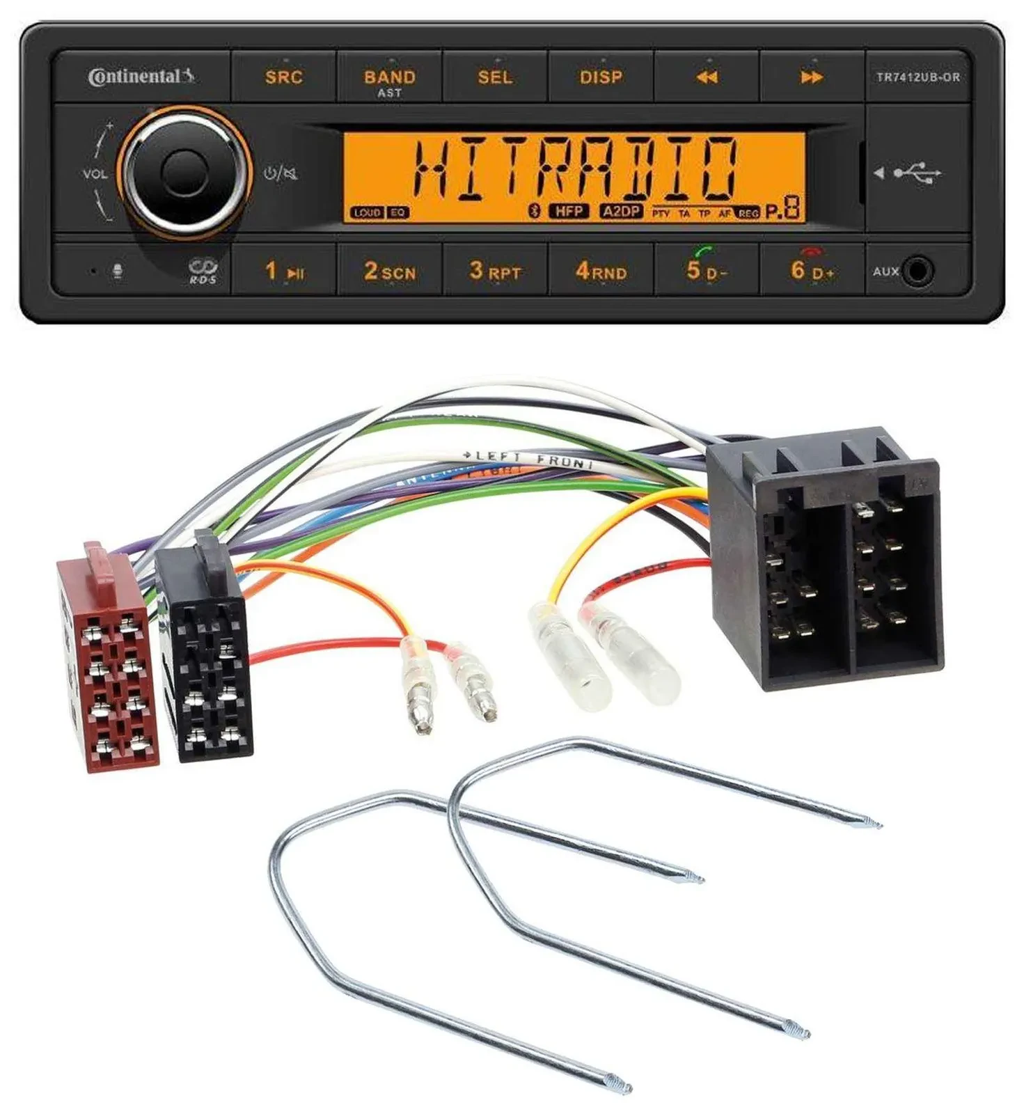 Continental MP3 Bluetooth AUX USB Autoradio für Audi 80 86-96 90 84-91 100 82-94