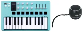MIDI-контроллер Arturia MiniLab 3 Aquamarine (набор) + портативная Bluetooth-колонка
