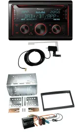 Автомагнитола Pioneer 2-DIN MP3 DAB USB CD Bluetooth для Peugeot Expert/207/307/Partner