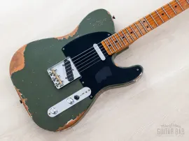 Fender Custom Shop ‘52 Telecaster Heavy Relic Roasted Big U Army Drab Green