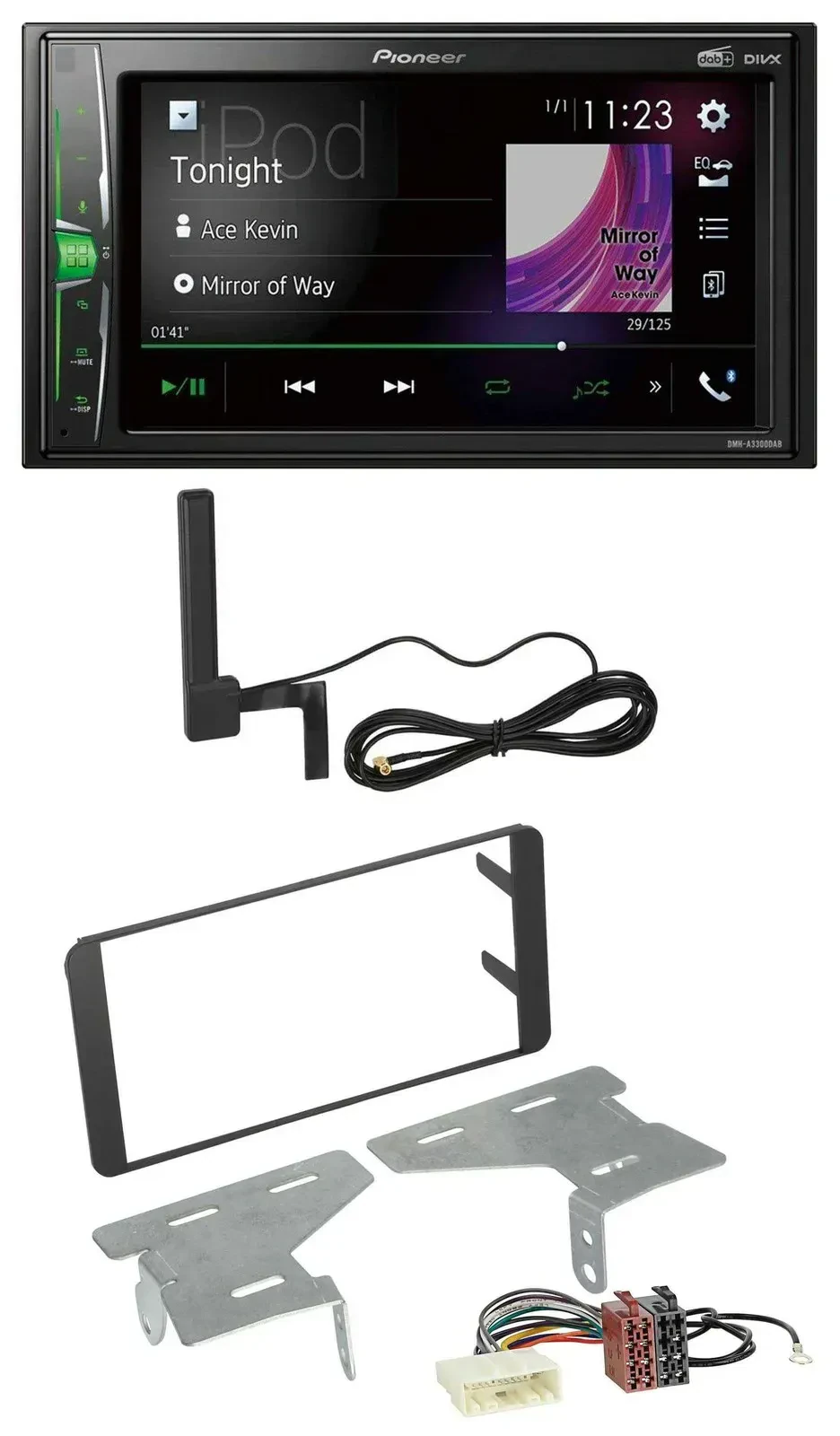 Автомагнитола для Subaru BRZ (с 2012) Pioneer 2DIN, Bluetooth, DAB, MP3, AUX