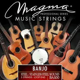 Струны для банджо Magma Strings BA100 Banjo Stainless Steel Silver