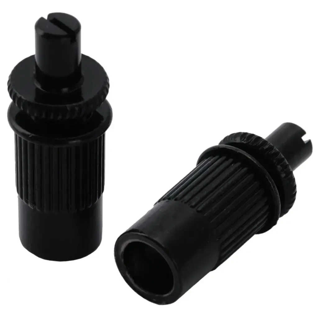 Втулка для крепления струнодержателя Musiclily MX2209BK Tune-O-Matic Nashville Black (пара)