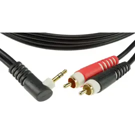 Коммутационный кабель Klotz AY7A0300 Y-Adapterkabel Cinch 3 m 3,5 mm Winkelklinke