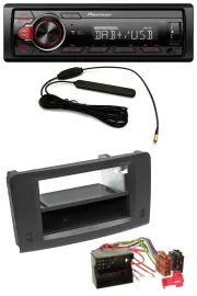 Pioneer MP3 DAB 1DIN AUX USB Autoradio für Mercedes M-Klasse W164 05-11 Profivar