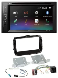 Автомагнитола Pioneer Bluetooth MP3 USB 2DIN DAB DVD для Alfa Romeo (ISO, с 2013)
