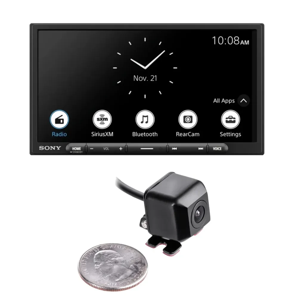 Sony XAV-AX3700 Digital Multimedia Receiver w/ 50% Off NVX XCADJ1 Backup Cam