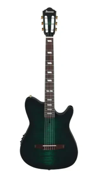 Ibanez FRH20FMN Nylon Acoustic/Electric Guitar Dark Emerald Green