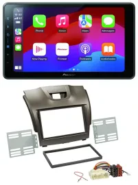 Автомагнитола для Isuzu D-Max (с 2012) Pioneer 2DIN Bluetooth USB MP3 DAB серый