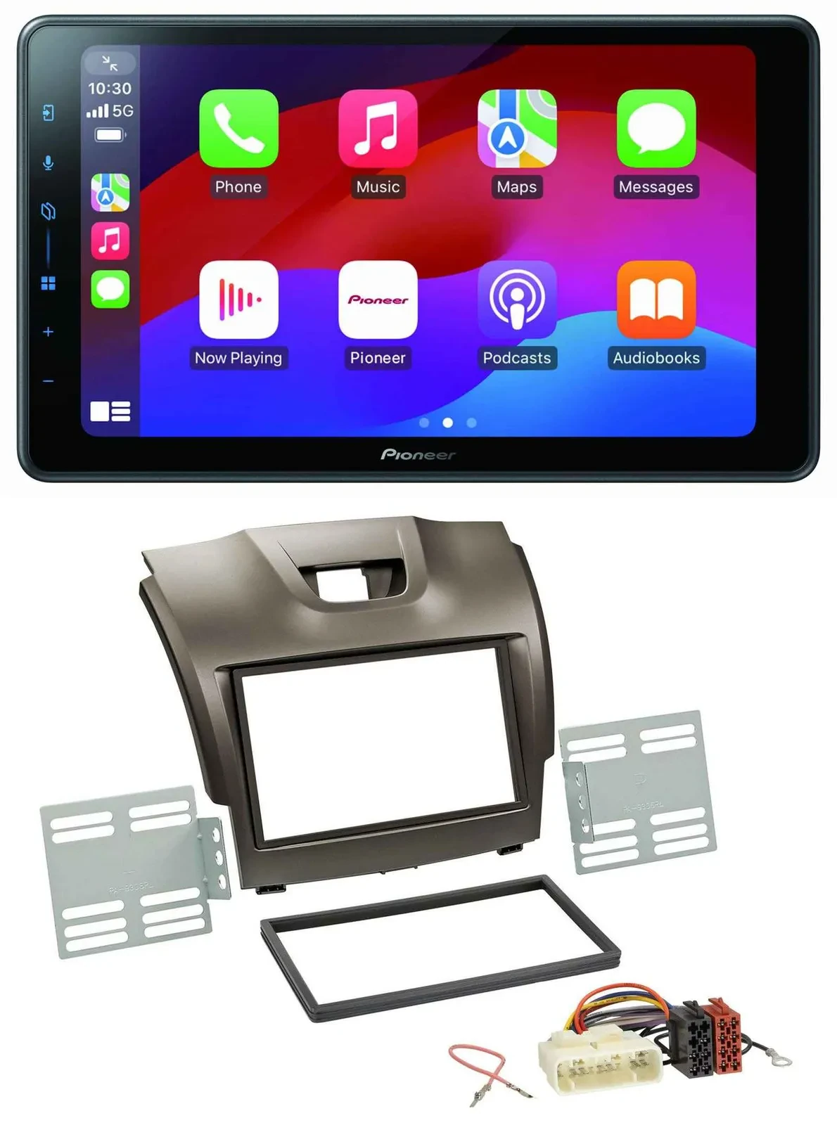 Автомагнитола для Isuzu D-Max (с 2012) Pioneer 2DIN Bluetooth USB MP3 DAB серый