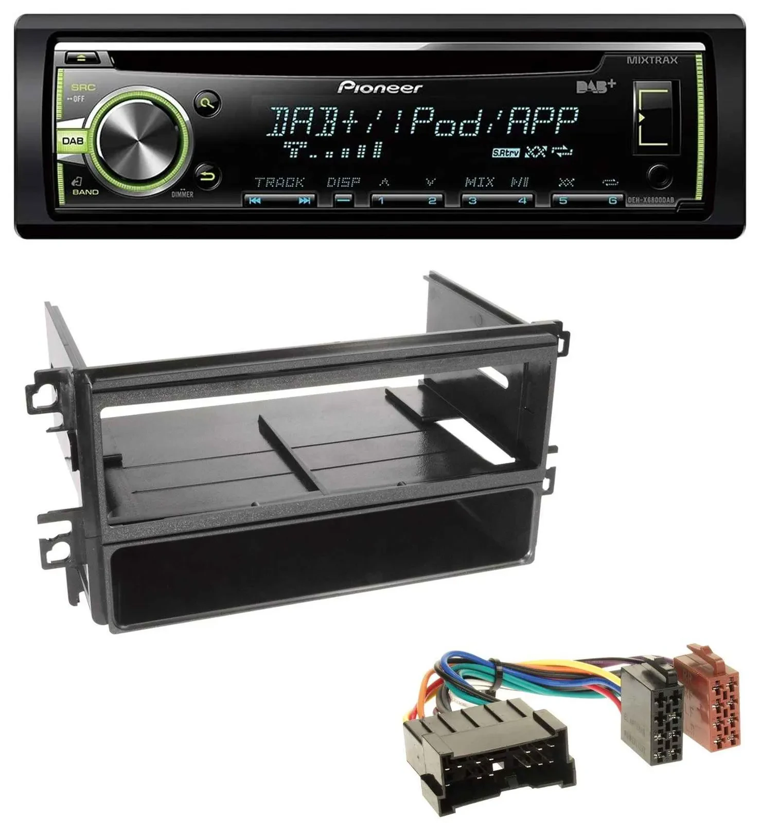 Автомагнитола для Hyundai Santa Fe/Sonata (до 2005) Pioneer DAB, USB, MP3, AUX, CD