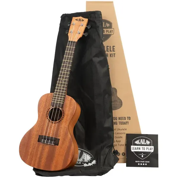 Укулеле Kala Learn To Play Ukulele Starter Kit, Nickel Fret Update