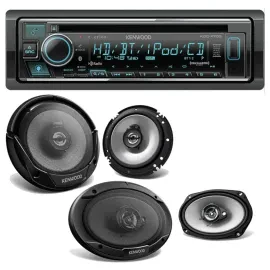 Автомагнитола Kenwood eXcelon KDC-X705 (набор) 6.5" + 6x9" коаксиальные колонки