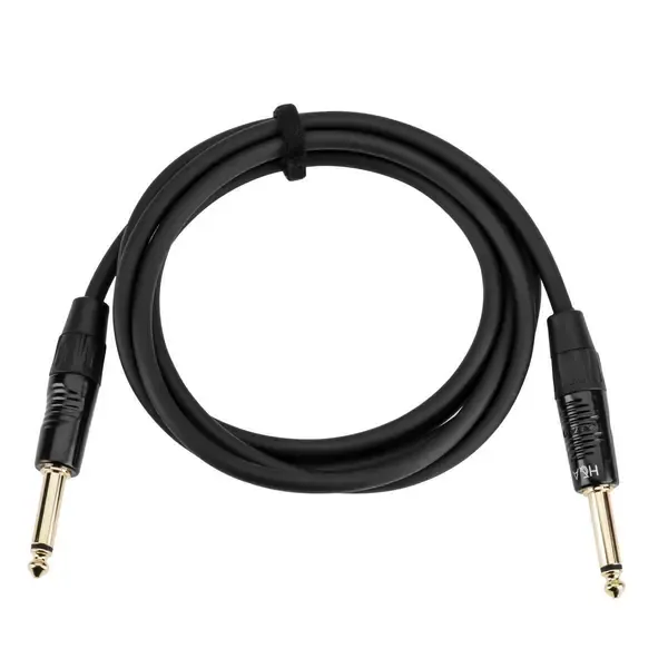 Инструментальный кабель HA Elite Pro 1/4" Male to Male Instrument Cable w/ Rean Gold Connectors, 6'