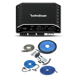 Rockford Fosgate R2-300X4 Prime-Series 4-Channel Amplifier with Amp Kit