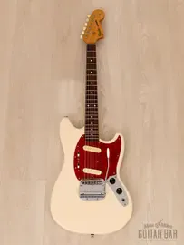 Электрогитара Fender Mustang 1966 Vintage Reissue SS Olympic White w/gigbag Japan 1999