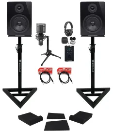 Presonus Revelator Recording Kit w/ Interface+Monitors+Stands+Mic+Headphones