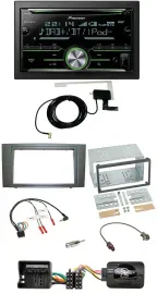 Pioneer CD USB Lenkrad Bluetooth 2DIN DAB Autoradio für Ford Mondeo 2003-2007 sc