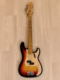Бас-гитара Fender Precision Bass Sunburst Riggio Finish w/case USA 1958
