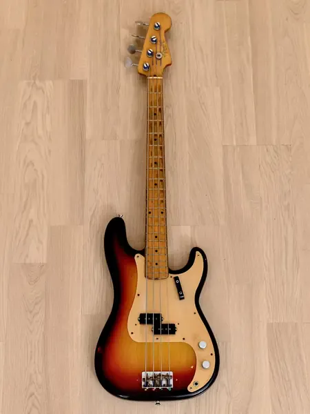 Бас-гитара Fender Precision Bass Sunburst Riggio Finish w/case USA 1958