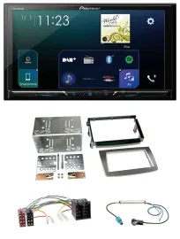 Автомагнитола для Alfa Romeo Mito Pioneer 2-DIN DAB Bluetooth USB MP3