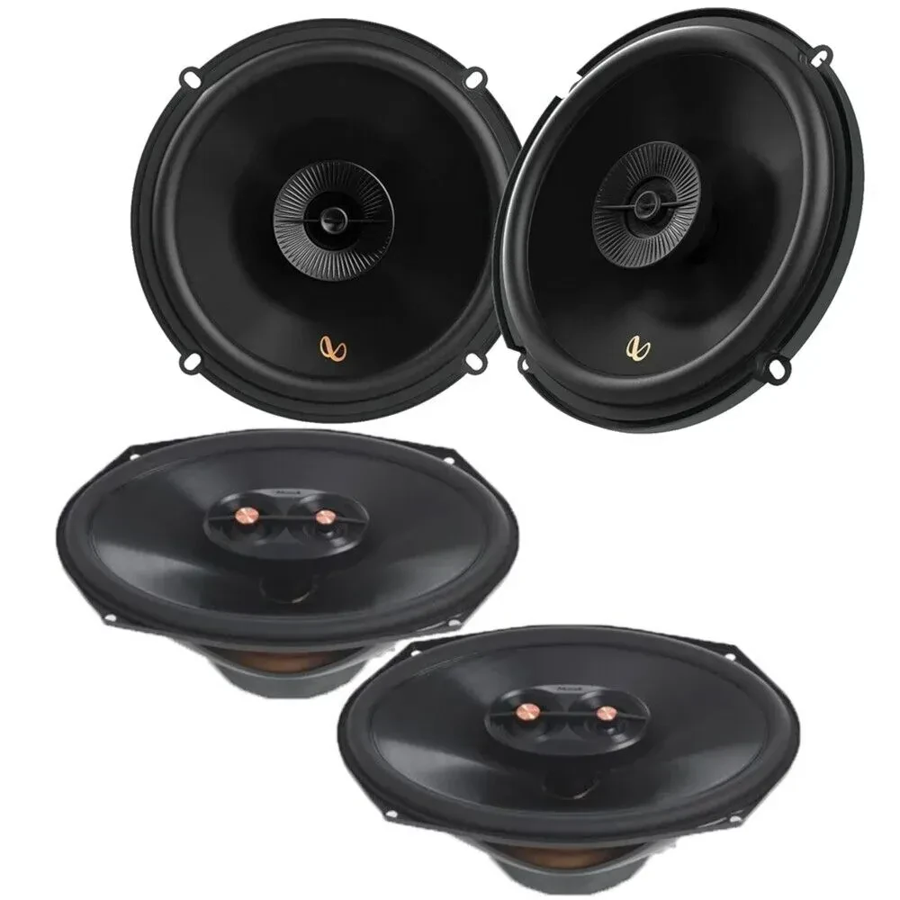 Автодинамики Infinity Primus PR603F + PR9613IS 6.5" 2-way 3 Ом и 6x9" 3-way 2.7 Ом, коаксиальные (набор)