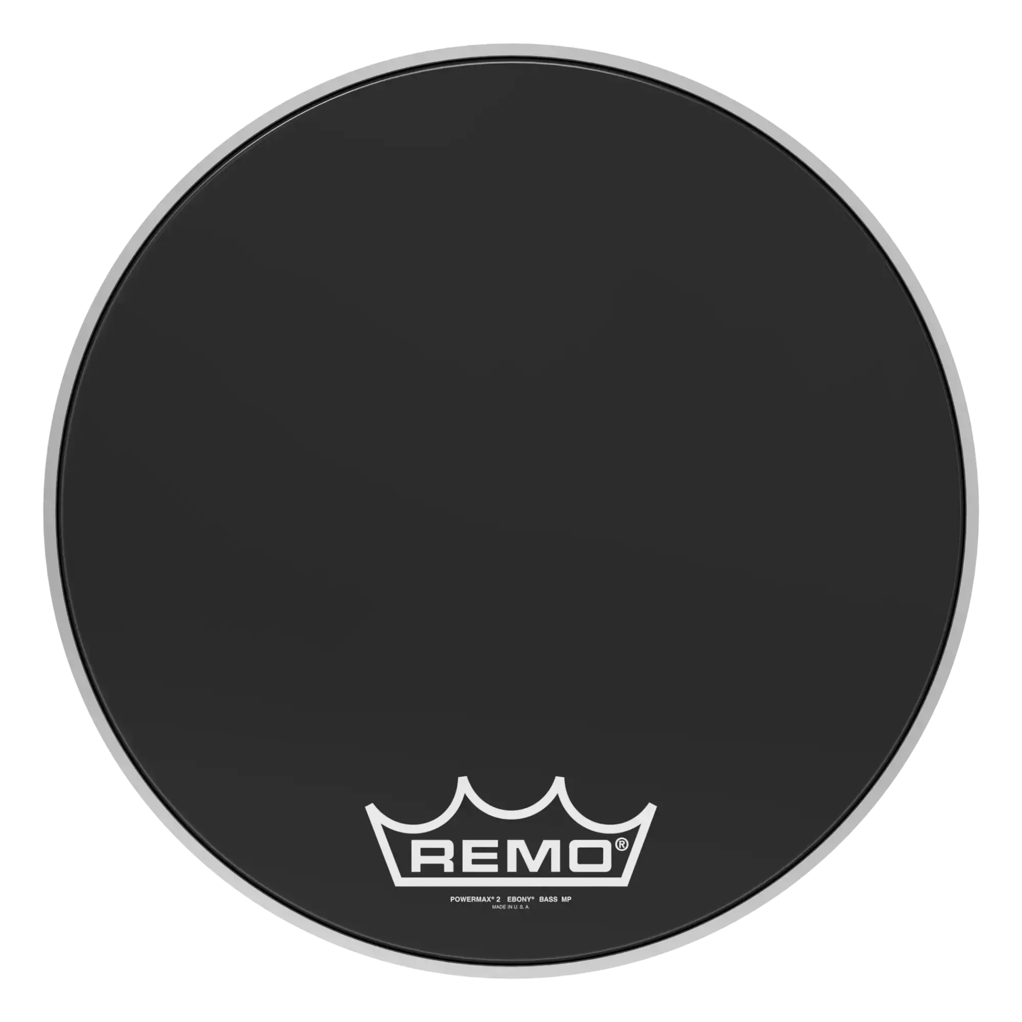 Пластик для барабана Remo 18" Powermax 2 Ebony Crimplock