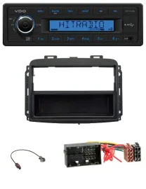 Автомагнитола для Fiat 500L VDO 1-DIN, MP3, USB, AUX