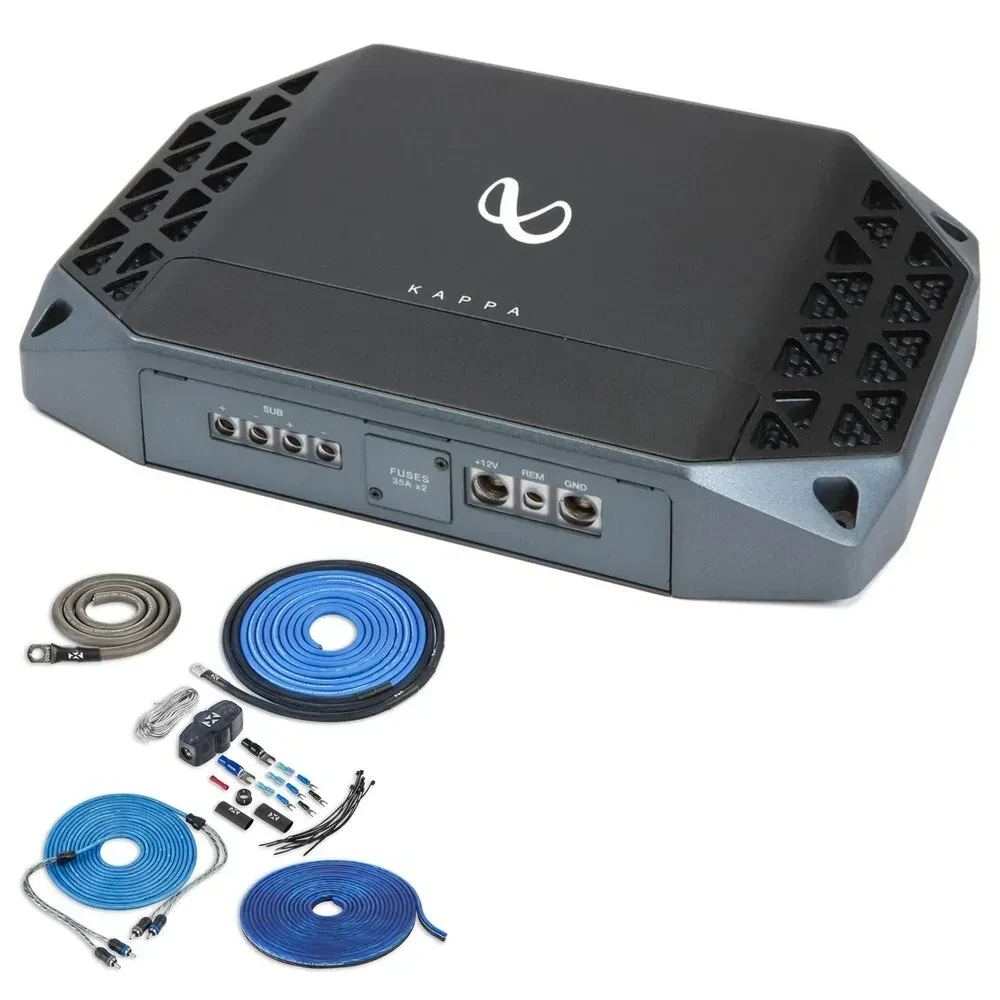 Усилитель мощности для автомобиля Infinity Kappa One 6, Class D, 1-Channel, 600W (набор) NVX Amp Kit XKIT42