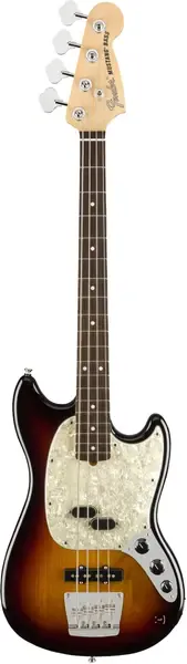 Бас-гитара Fender American Performer Mustang Bass Rosewood FB 3-Tone Sunburst