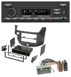 Blaupunkt USB DAB MP3 Bluetooth Autoradio für Honda Jazz (ab 2009) dunkelgrau
