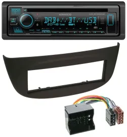 Kenwood Bluetooth DAB CD MP3 USB Autoradio für Renault Twingo (07-14) schwarz