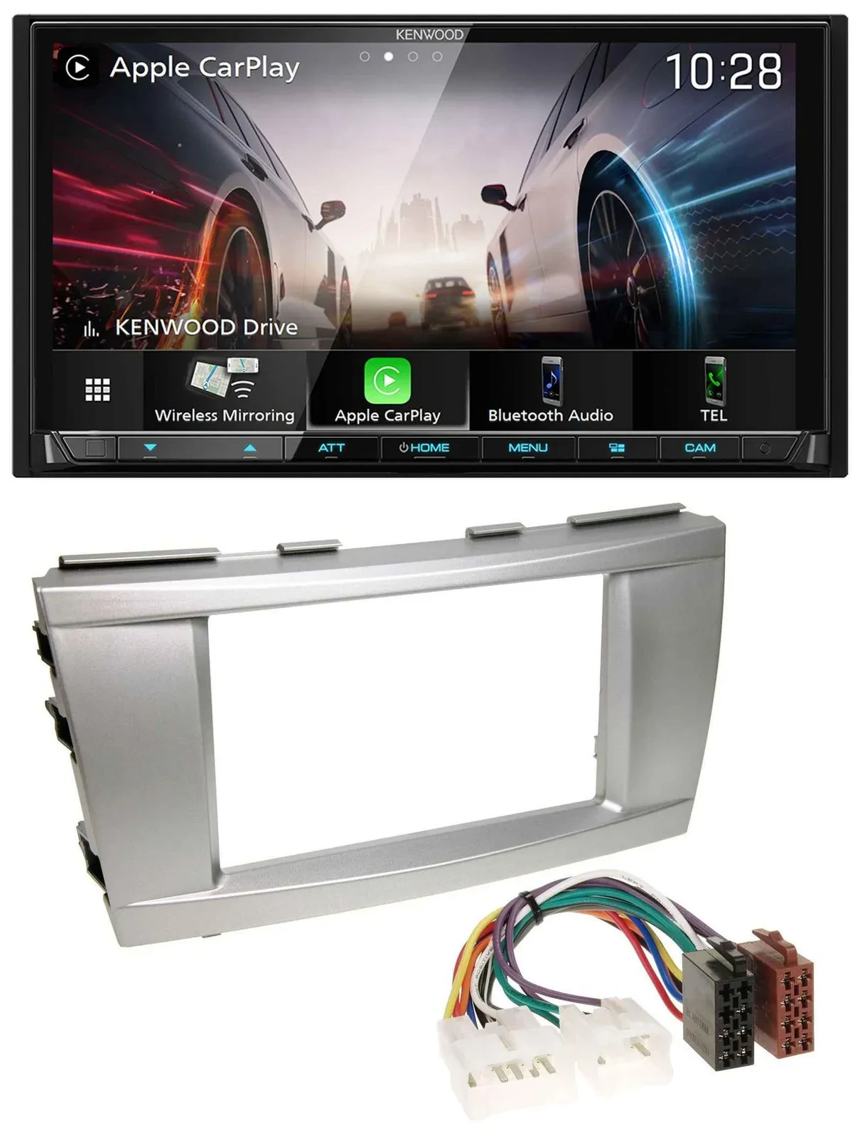 Kenwood MP3 2DIN USB DAB Bluetooth Autoradio für Toyota Camry (2006-2011)