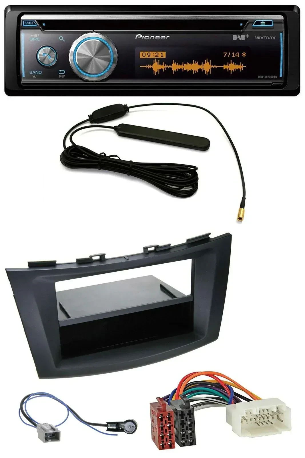 Автомагнитола для Suzuki Swift (FZ/NZ, с 2010) Pioneer CD/USB/Bluetooth/DAB/MP3