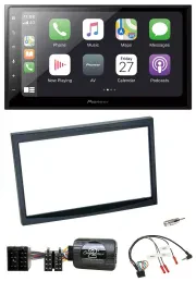 Pioneer Lenkrad Bluetooth DAB 2DIN USB Autoradio für Citroen C3 C2 Berlingo schw