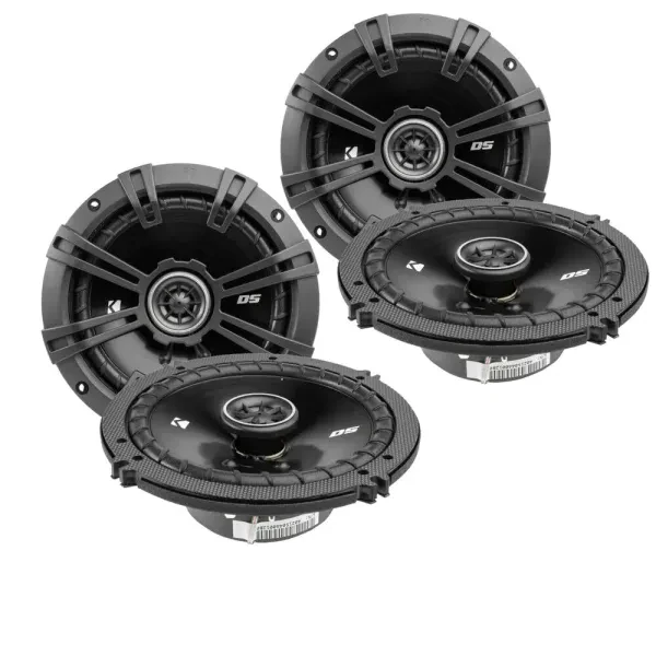 (2-Pairs) Kicker DSC650 | 240W RMS 6.5” DS Series Coaxial Speakers