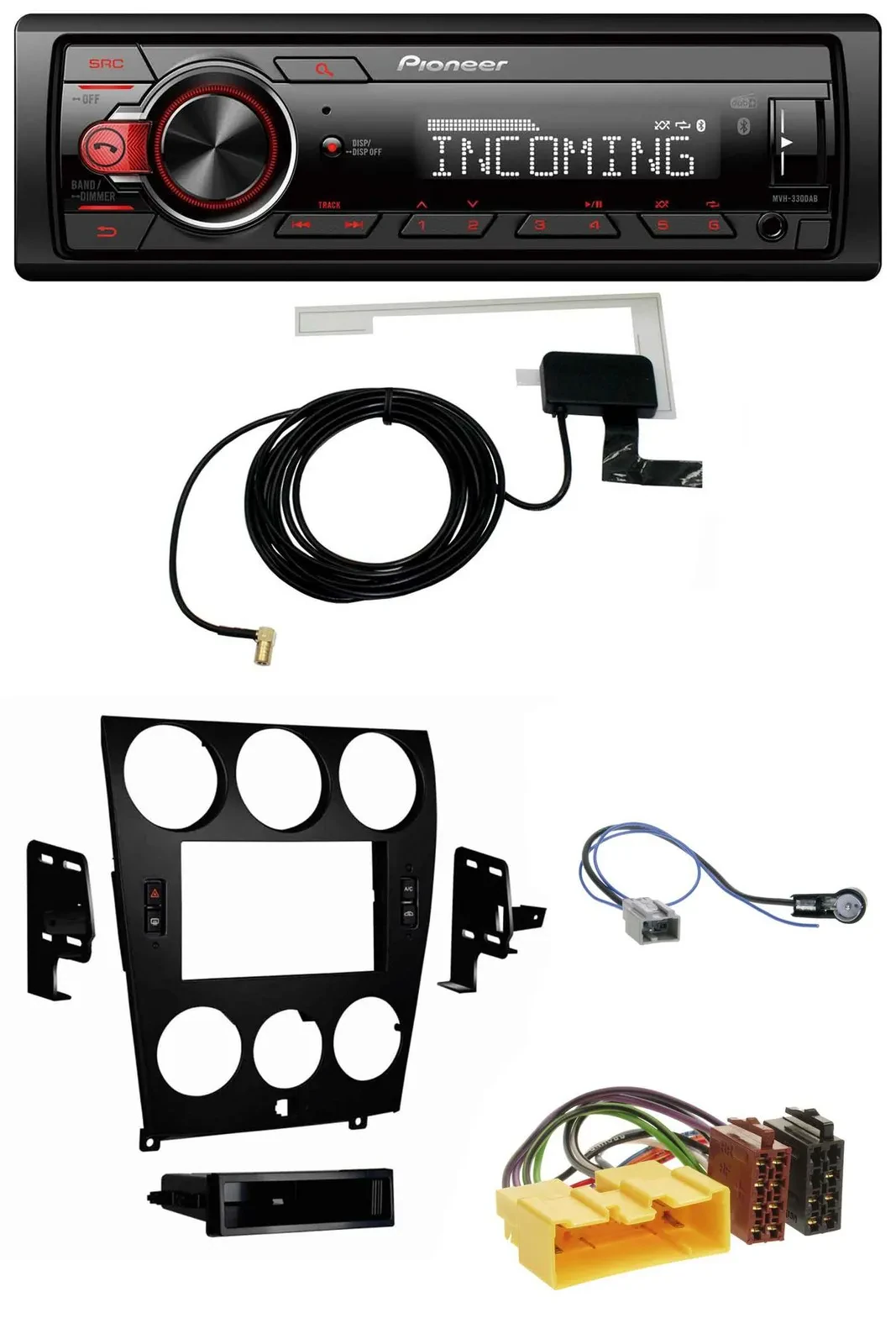 Автомагнитола для Mazda 6 (2006–2008) Pioneer USB, MP3, DAB, Bluetooth