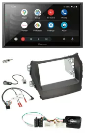 Pioneer USB 2DIN DAB Lenkrad Bluetooth Autoradio für Hyundai Santa Fe ab 2012 oh