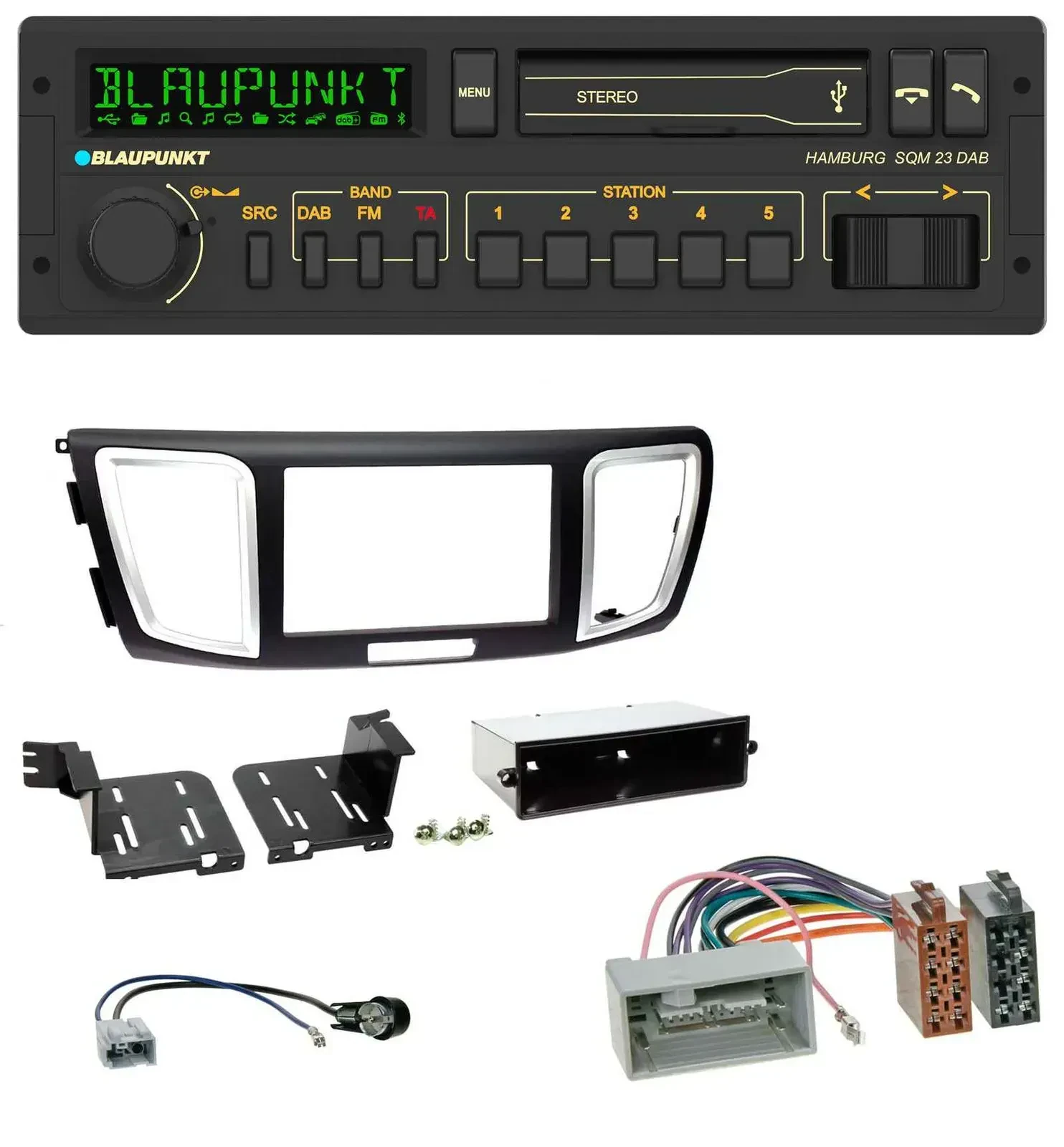 Blaupunkt USB DAB Bluetooth MP3 Autoradio für Honda Accord (ab 2011)