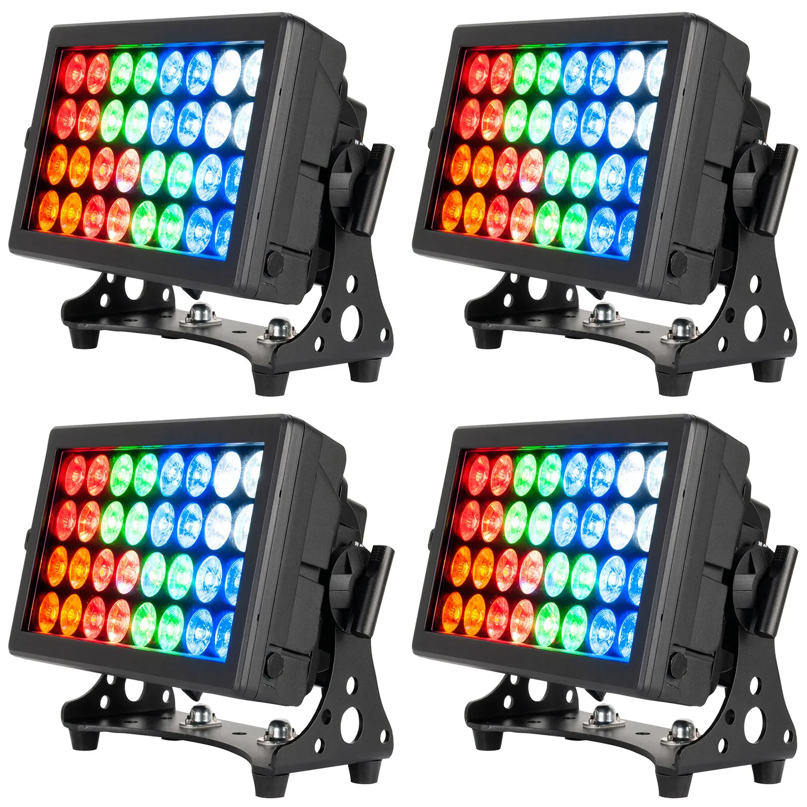 Светодиодный прибор American DJ 32 HEX PANEL IP RGBAW+UV LED DMX (4 штуки)