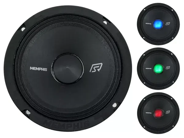 Memphis SRXP62CV2 6.5" SR Pro Car Speaker with RGB LED Lighting